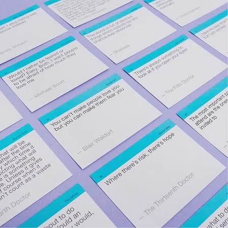 Photo of Картки англійських слів English Student - TV Shows. Iconic Quotes 105 карток