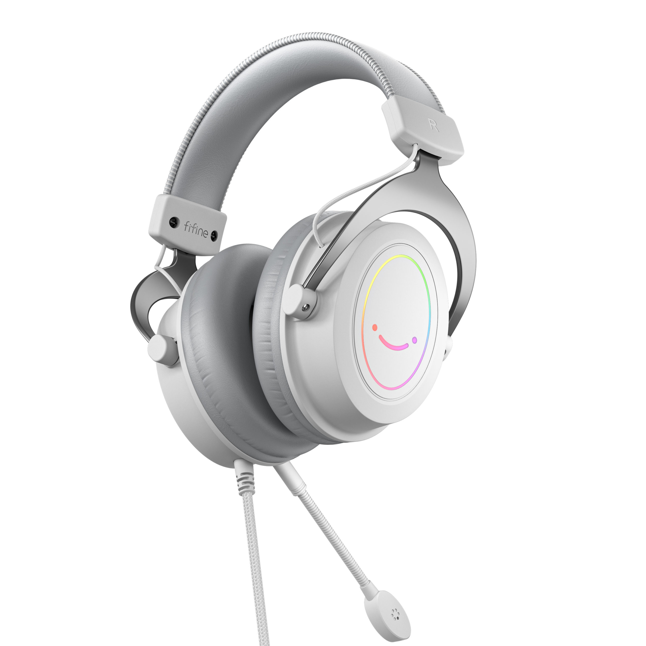 Photo of Навушники Fifine H3W RGB White