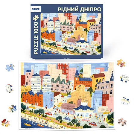 Photo of Пазл Orner Рідний Дніпро 1000 елементів (orner-2332)