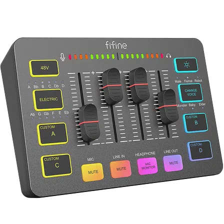 Photo of Мікшерний пульт Fifine SC3 Black