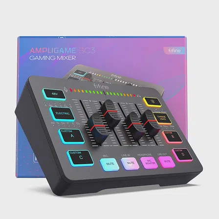 Photo of Мікшерний пульт Fifine SC3 Black