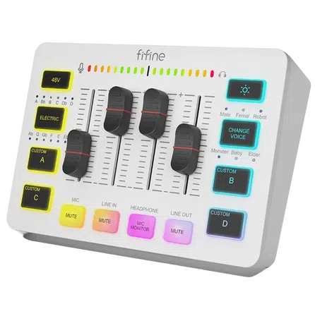 Photo of Мікшерний пульт Fifine SC3W White