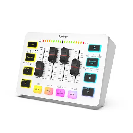 Photo of Мікшерний пульт Fifine SC3W White