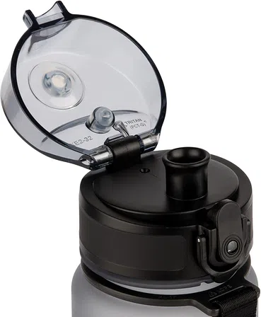 Photo of Пляшка для води UZSPACE Frosted 500 мл Сіра