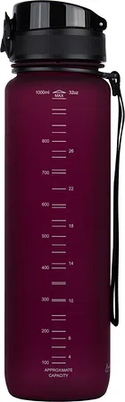 Photo of Пляшка для води UZSPACE Frosted 1000 мл Бордова
