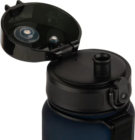 Photo of Пляшка для води UZSPACE Frosted 1000 мл Синя