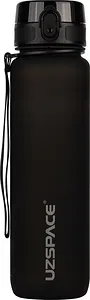 Пляшка для води UZSPACE Frosted 1000 мл Чорна