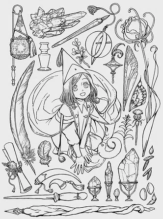 Photo of Розмальовка "Ательє чаклунських капелюхів"