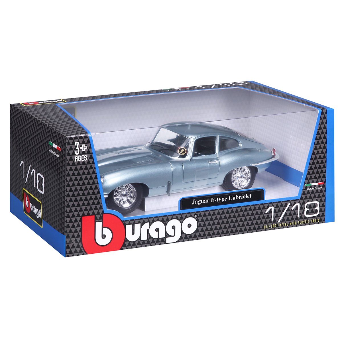 Photo of Автомодель Bburago Jaguar E-Type Coupe 1961 1:18