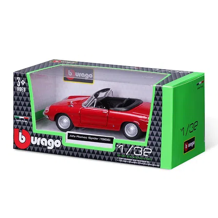 Photo of Автомодель Bburago Alfa Romeo Spider 1966 (1:32)