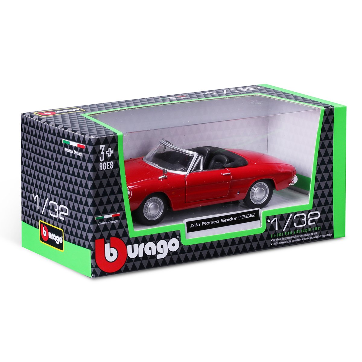 Photo of Автомодель Bburago Alfa Romeo Spider 1966 (1:32)