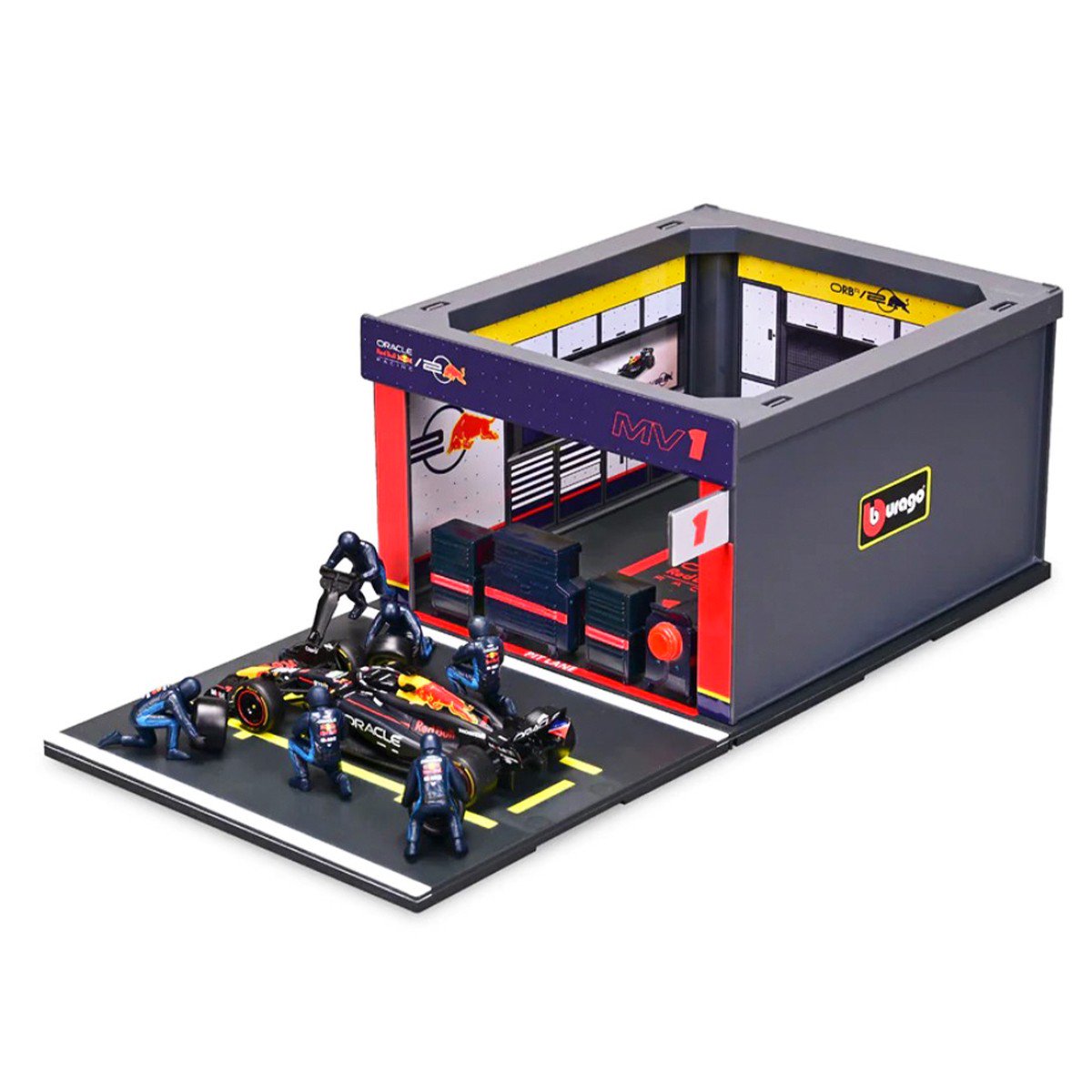 Photo of Ігровий набір Bburago Pit Pass Oracle Red Bull Racing RB20 (1:43)