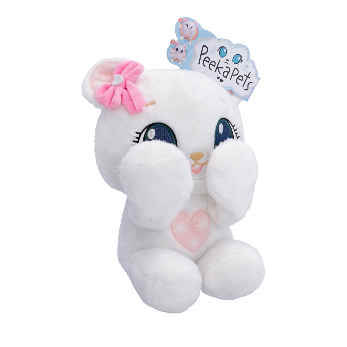 Photo of Мʼяка іграшка Peekapets Білий ведмедик