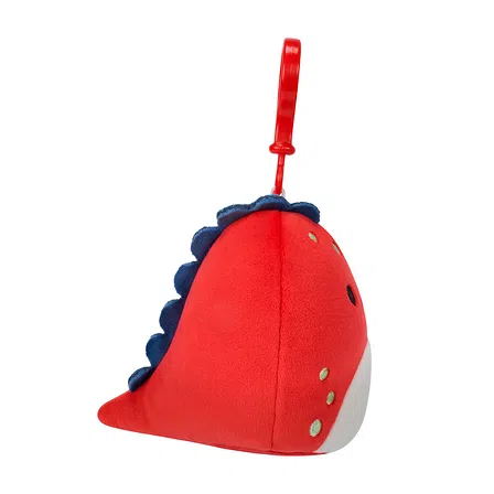 Photo of Мʼяка іграшка на кліпсі Squishmallows Діно Долан 9 см