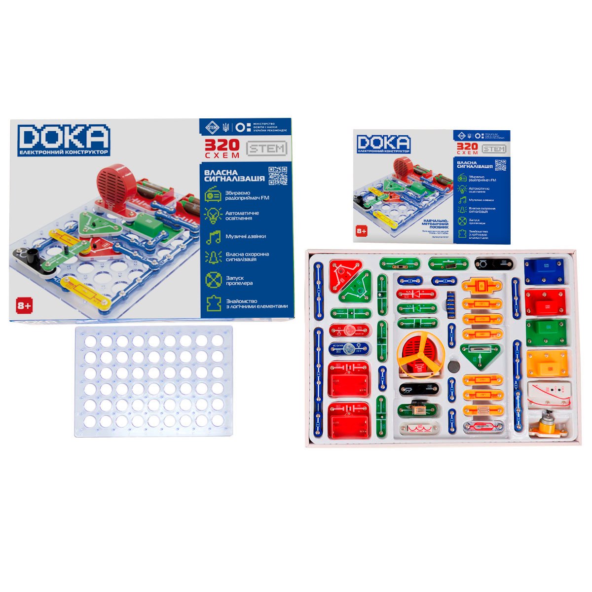 Photo of Конструктор електронний DOKA 320 схем