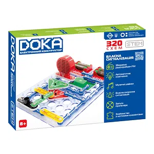 Конструктор електронний DOKA 320 схем