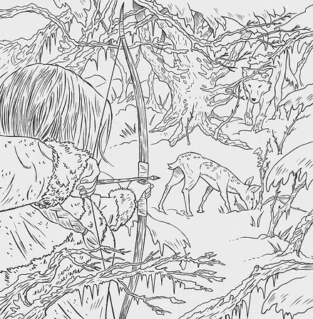 Photo of Двір шипів і троянд. Розмальовка