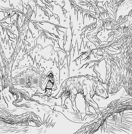 Photo of Двір шипів і троянд. Розмальовка