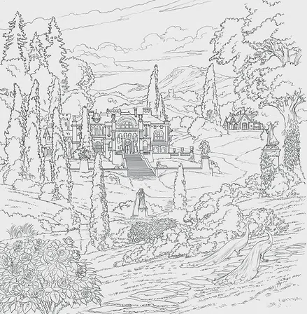 Photo of Двір шипів і троянд. Розмальовка