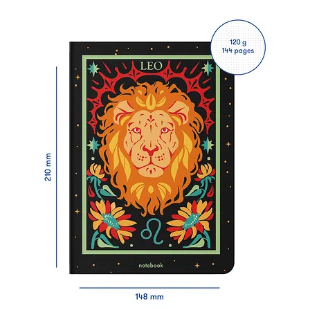 Photo of Блокнот Orner Знак зодіаку Лев (orner-1977)