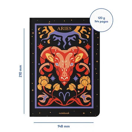 Photo of Блокнот Orner Знак зодіаку Овен (orner-1975)