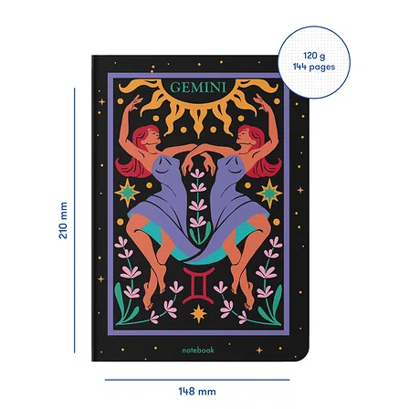 Photo of Блокнот Orner Знак зодіаку Близнюки (orner-1974)