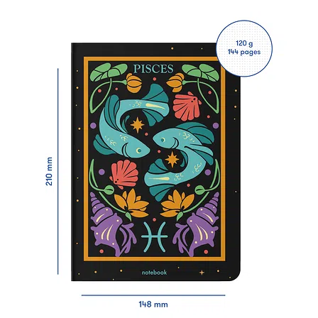 Photo of Блокнот Orner Знак зодіаку Риби (orner-1973)