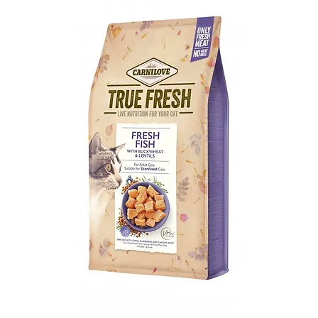 Photo of Корм сухий Carnilove True Fresh Cat Fresh Fish для дорослих котів з рибою 1,8 кг