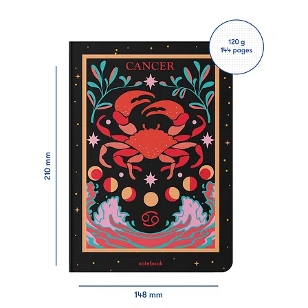 Photo of Блокнот Orner Знак зодіаку Рак (orner-1968)