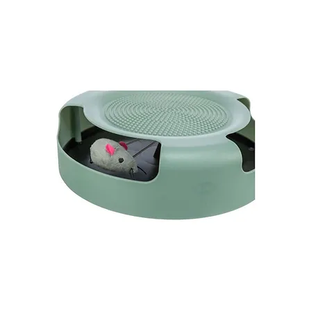 Photo of Іграшка Trixie Catch The Mouse для котів Трек ігровий з плюшевою мишкою пластик 25х6 см