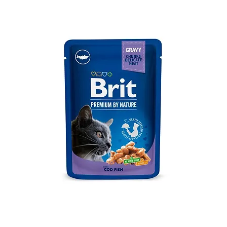 Photo of Корм вологий Brit Premium Cat Family Plate pouches набір паучів сімейна тарілка для котів асорті 4 смаки 100 г х 12 шт.