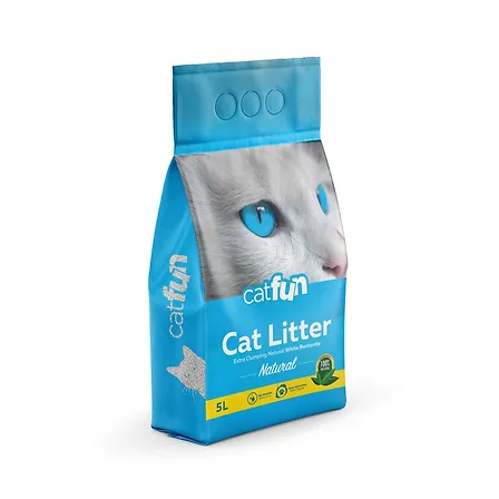 Photo of Наповнювач Catfun для котячих туалетів бентонітовий натуральний 5 л