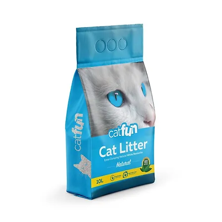 Photo of Наповнювач Catfun для котячих туалетів бентонітовий натуральний 10 л