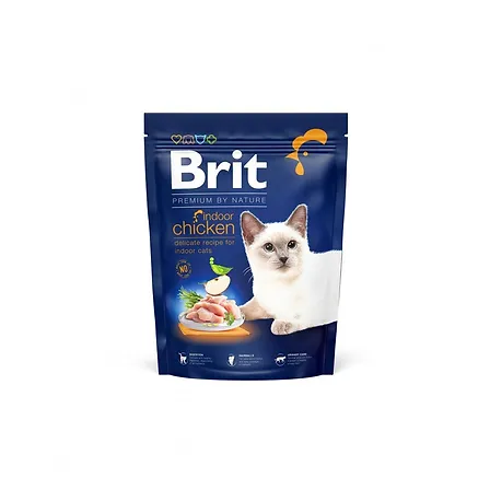 Photo of Корм сухий Brit Premium Cat by Nature Indoor для дорослих домашніх котів з куркою 300 г